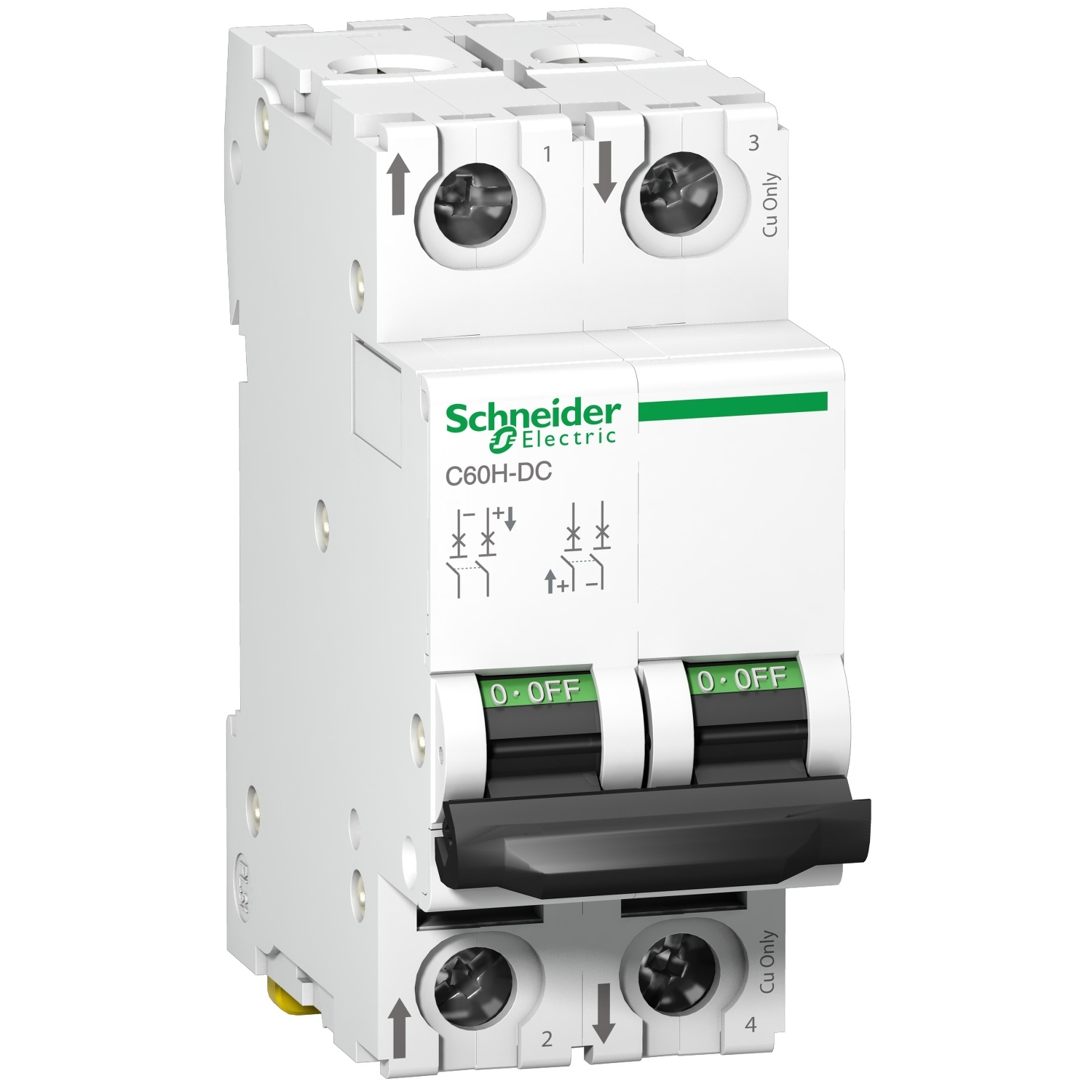 Schneider Electric Minyatür Devre Kesici - C60H - 2 Kutup - 50 A - C Eğrisi