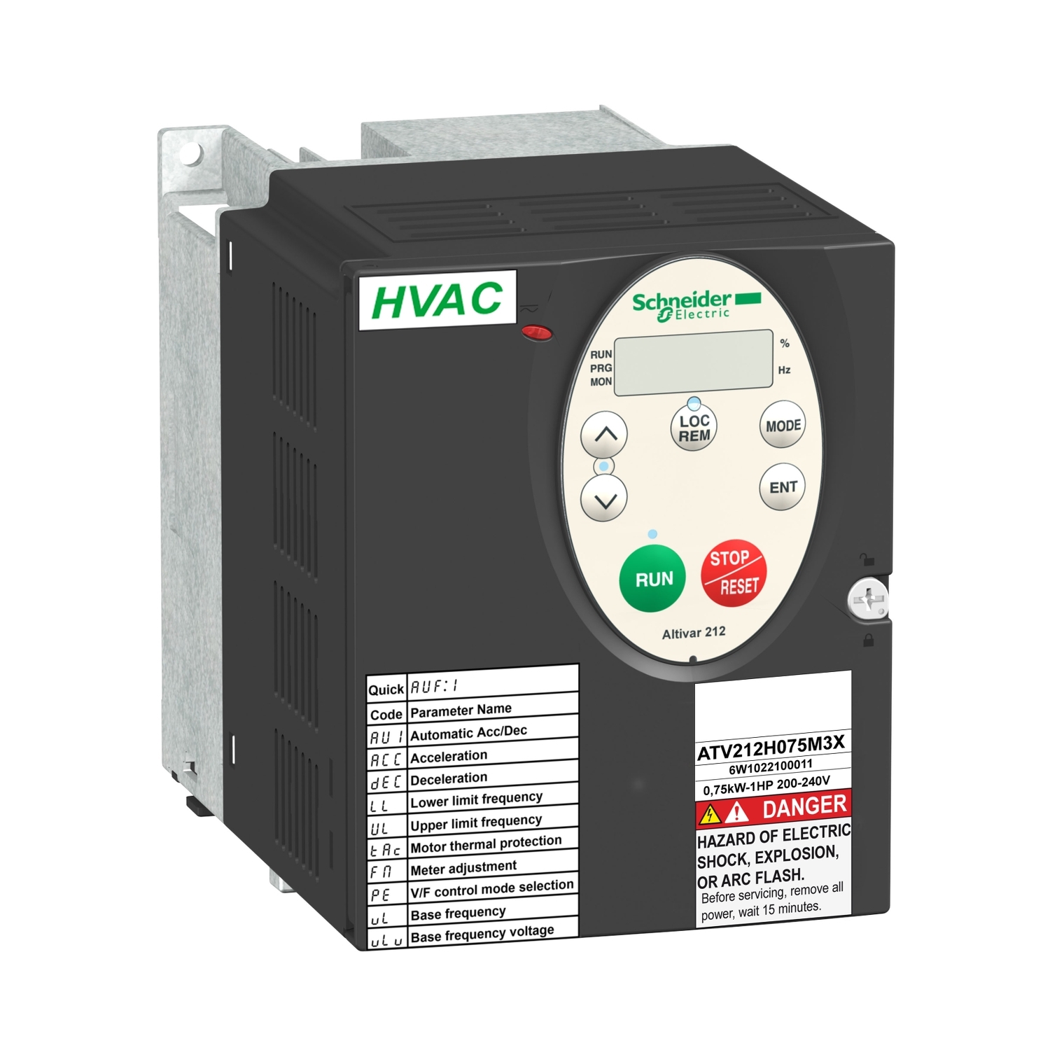 Schneider Electric Atv212 0,75Kw 1Hp 480V 3P