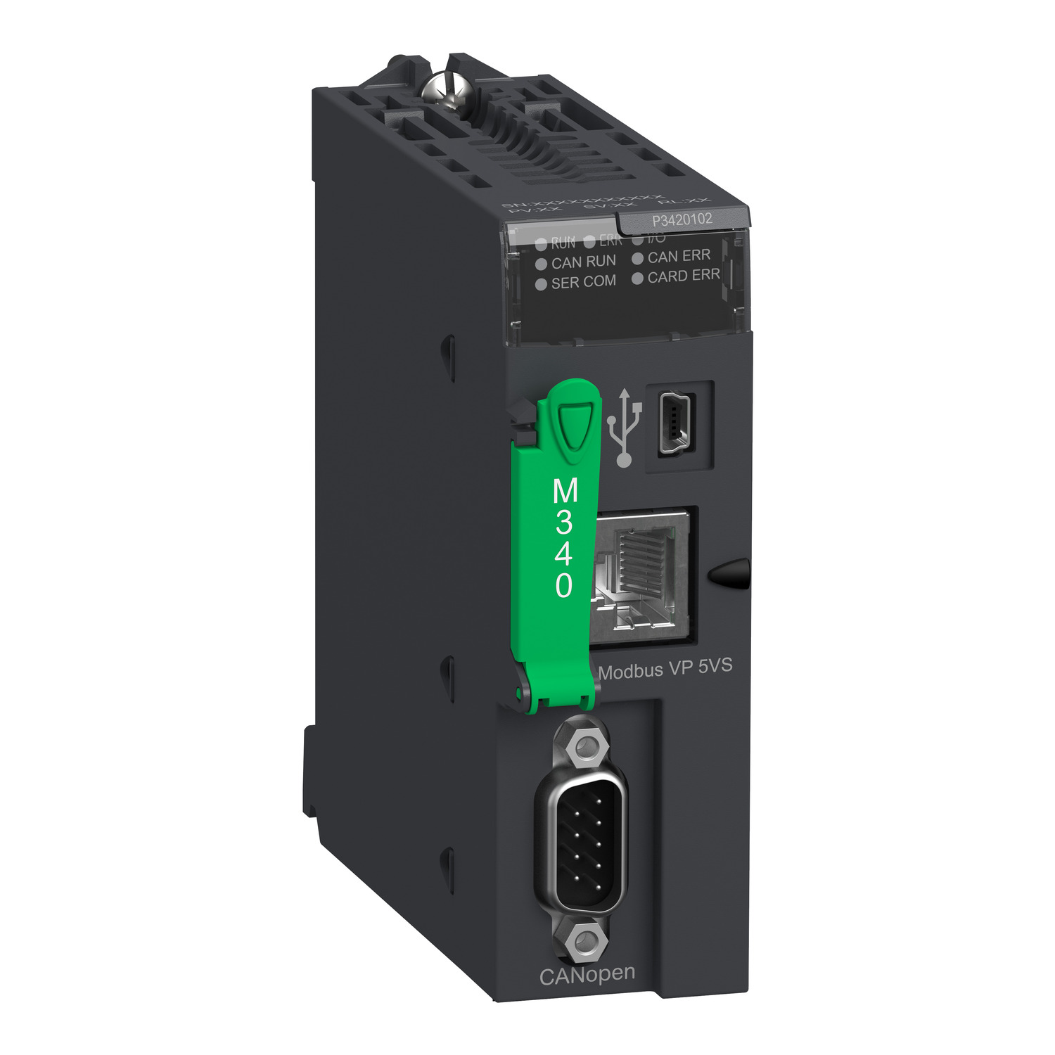 Schneider Electric İşlemci Modülü M340 - Maks 1024 Dijital + 256 Analog G/Ç