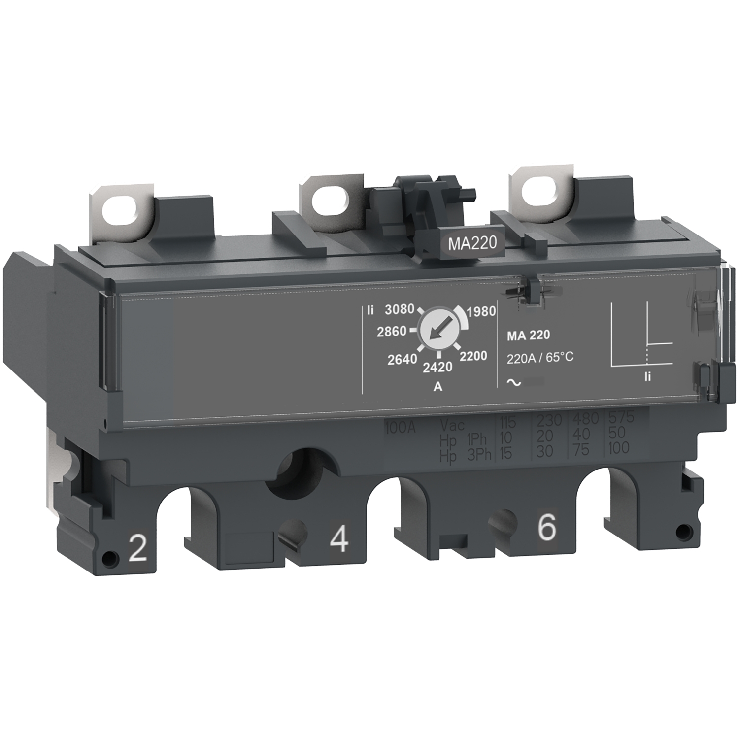 Schneider Electric Compact Trip Ünitesi Nsx100 Ac 3P3D 6.3A Ma