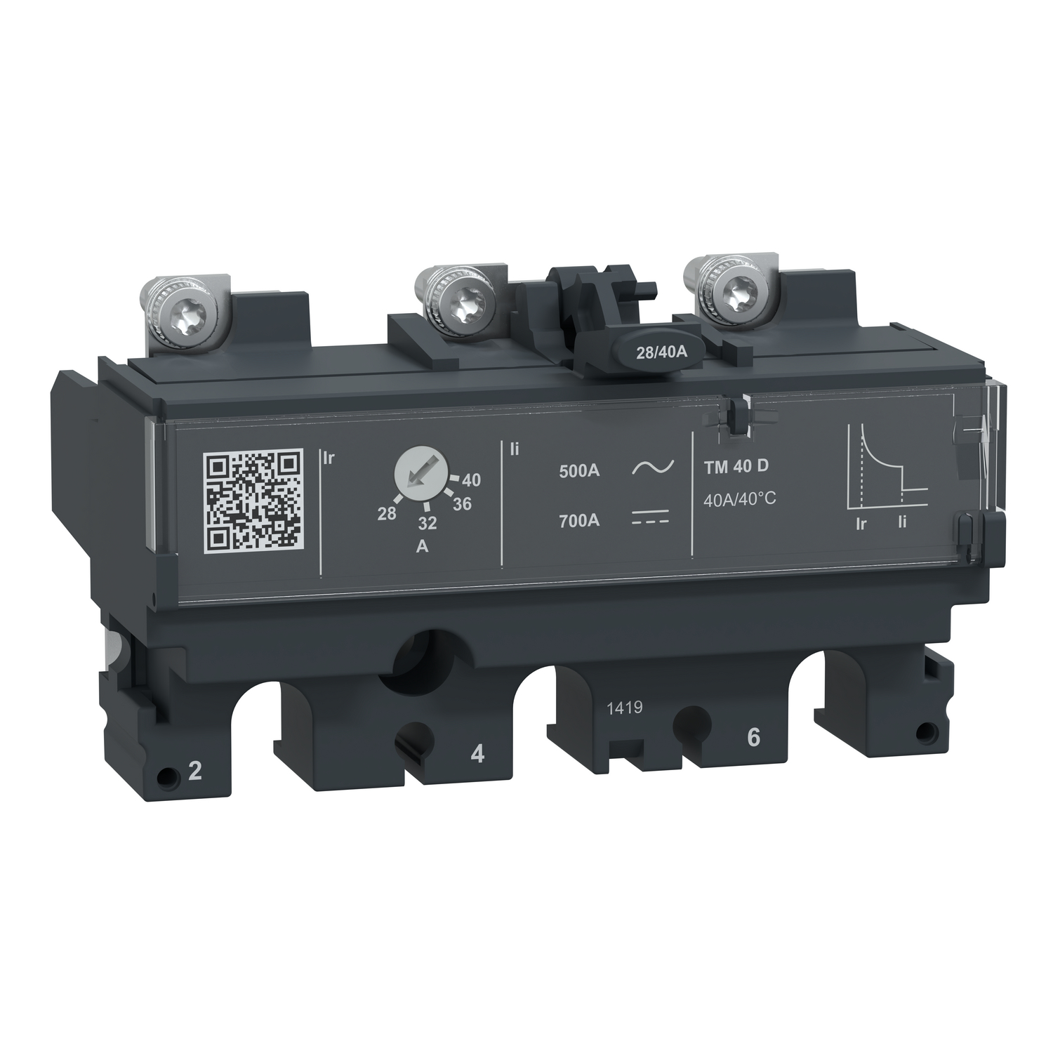 Schneider Electric Compact Trip Ünitesi Nsx100 Ac 3P3D 40A Tmd