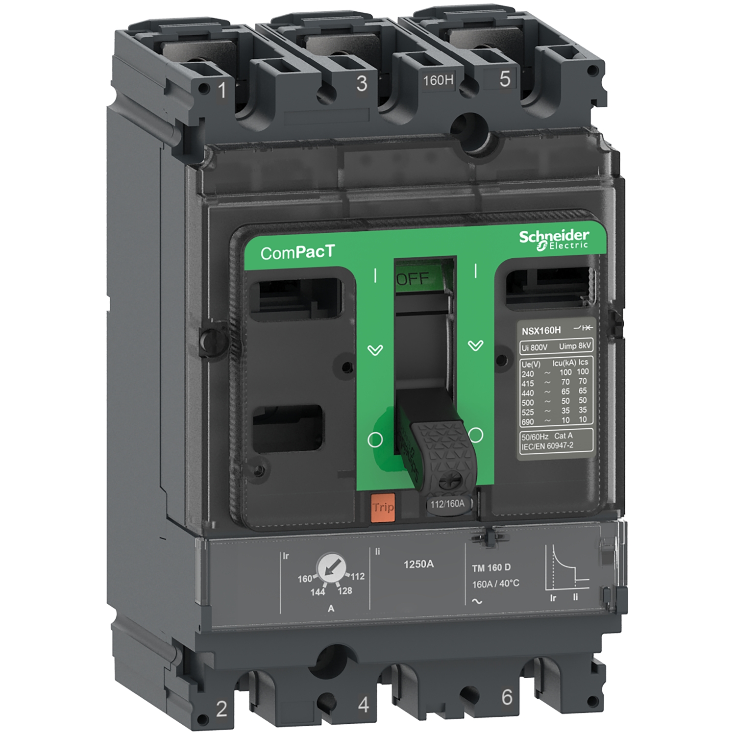 Schneider Electric Compact Şalter Nsx100R 200Ka Ac 3P 40A Tmd