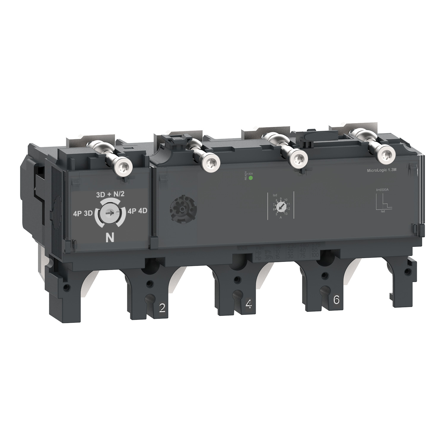 Schneider Electric Compact Trip Ünitesi Nsx400 Ac 4P4D 320A 1.3M