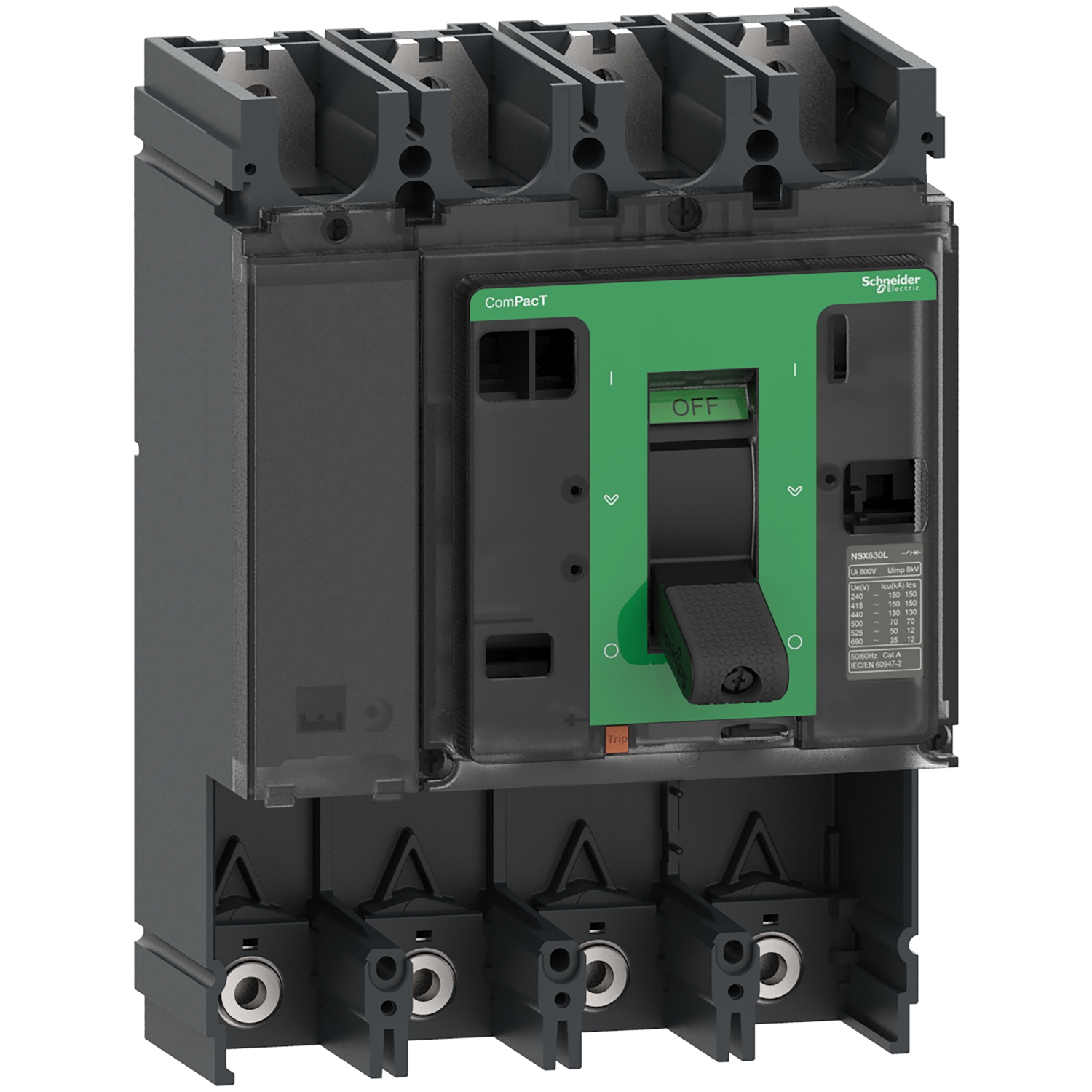 Schneider Electric Compact Şalter Kasası Nsx400L 150Ka Ac 4P 400A