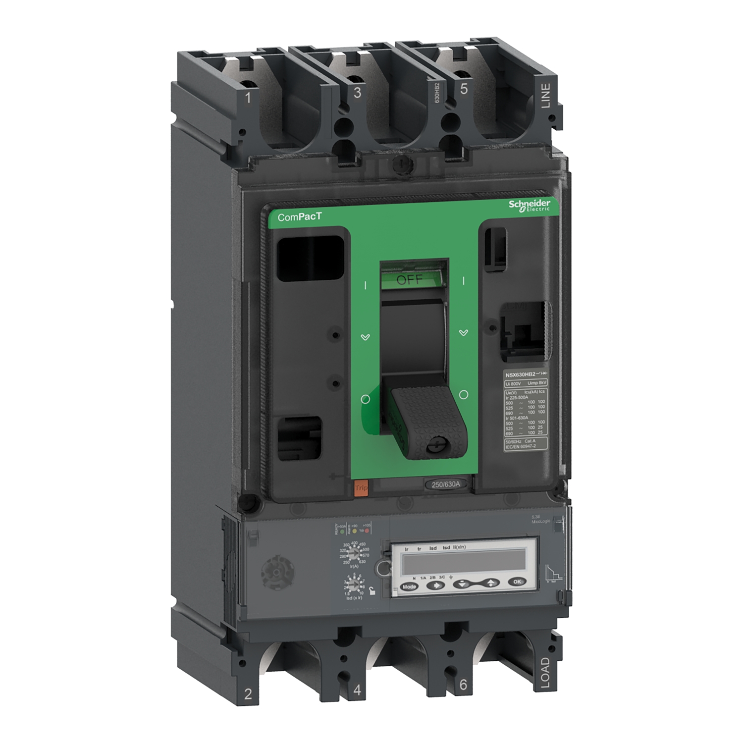 Schneider Electric Compact Şalter Nsx400Hb1 75Ka Ac 3P 400A 5.3E