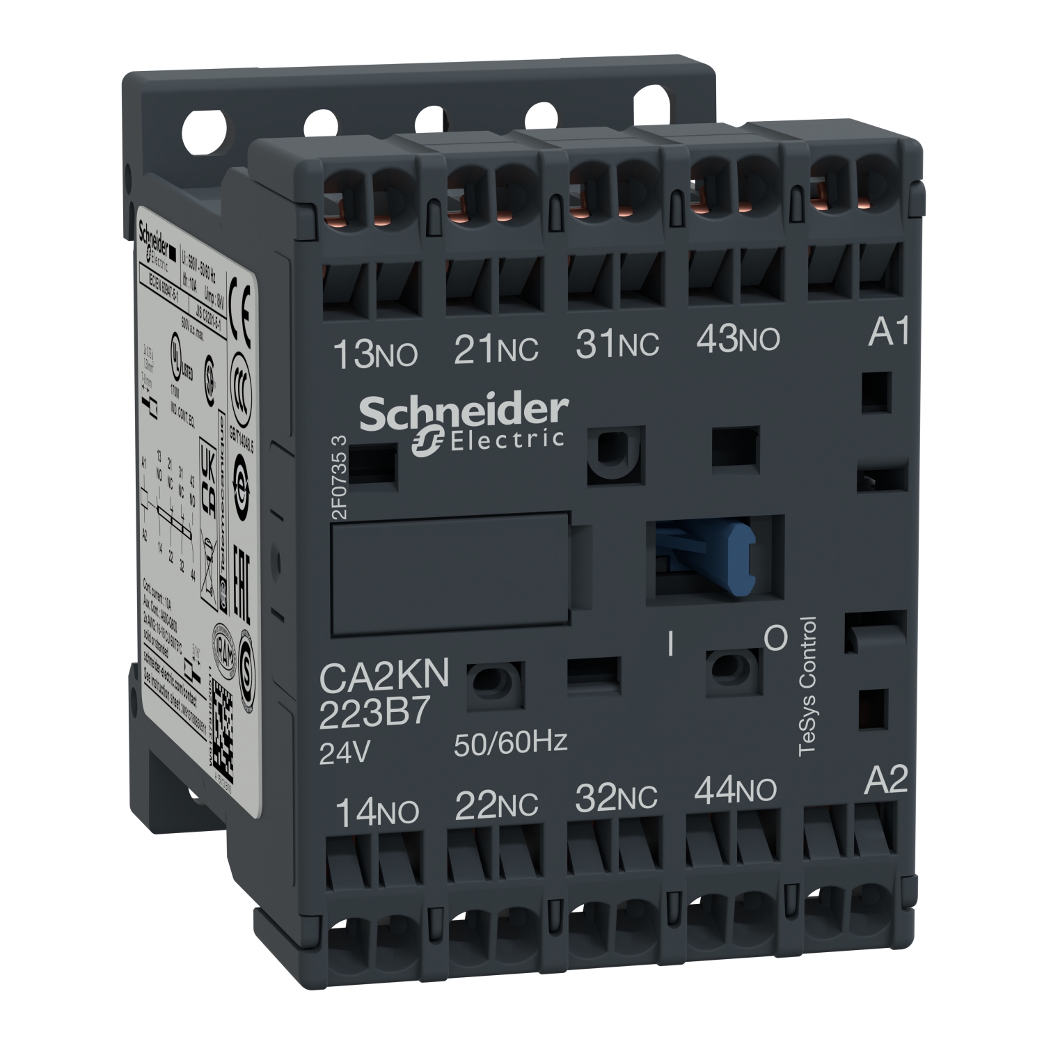 Schneider Electric Tesys K Yardımcı Kontaktör 24Vac 2Na2Nk