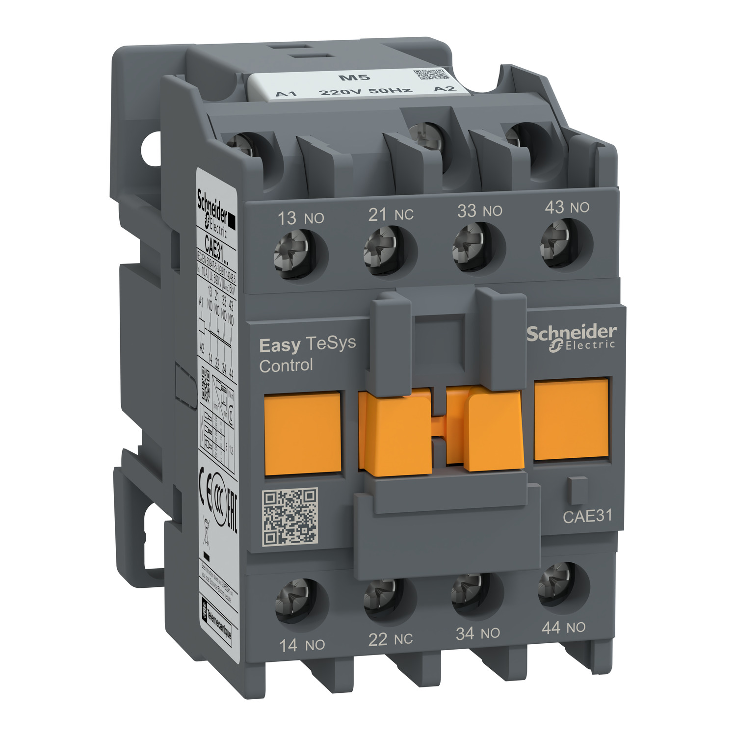 Schneider Electric Easypact Tvs Kontrol Rölesi - 3 Na + 1 Nk <= 690 V - 220 Vac