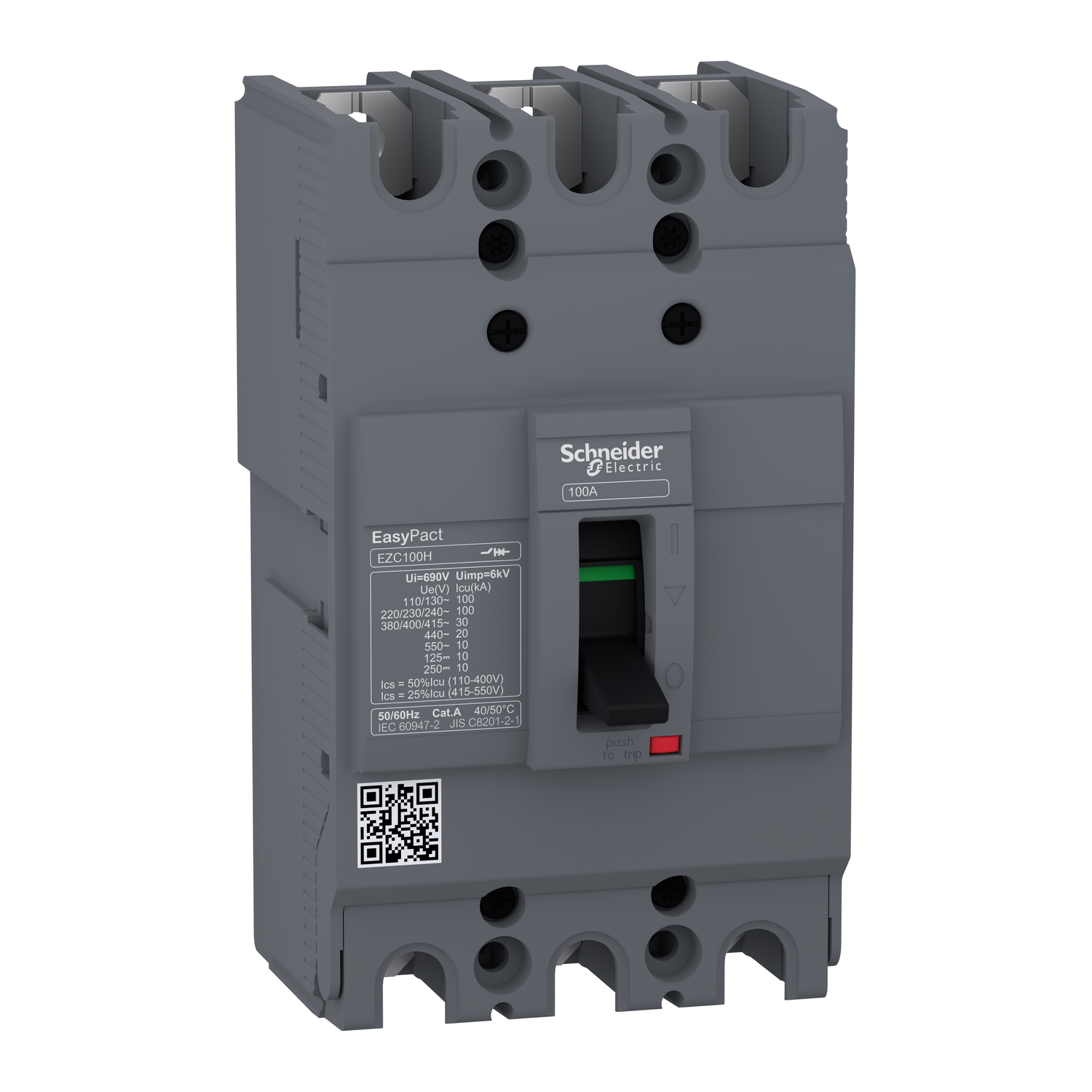 Schneider Electric Ezc Devre Kesici 3P 30 Ka 220/240V 100 A Mccb