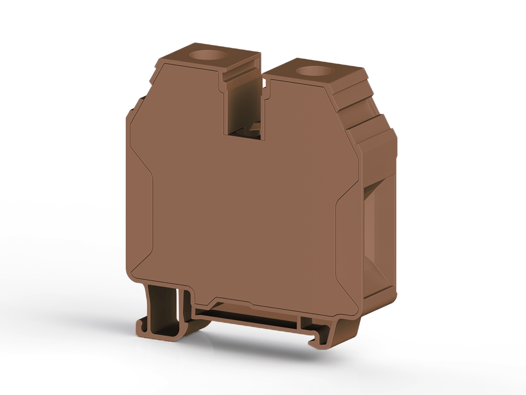 Klemsan AVK 35 RDS (KAHVE) 35 mm2, Imbus Vida bağlantılı, Tek katlı geçiş klemensi - (304598)