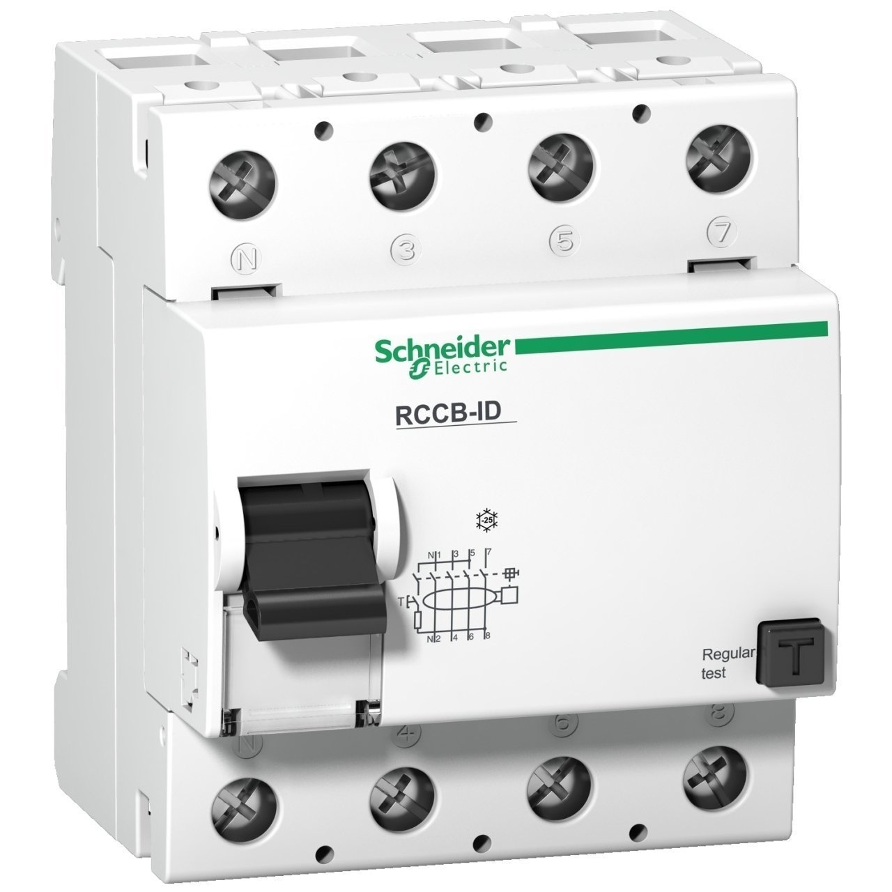 Schneider Elektrik 16920 Kaçak Akım Koruma Rölesi 4 Kutuplu (3Faz+Nötr) 125 A - 30mA - sınıf AC