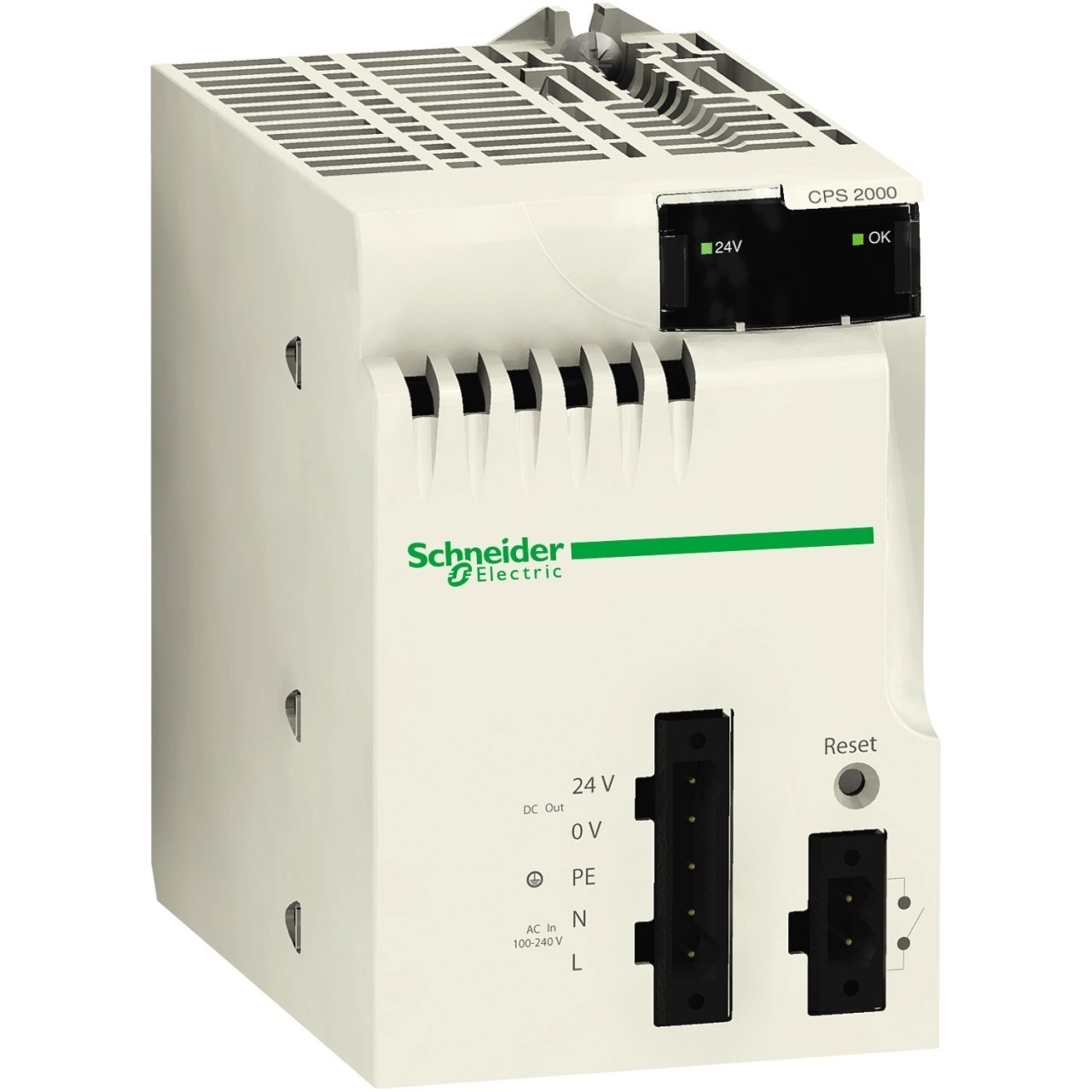 Schneider  Elektrik   BMXCPS2000-güç kaynağı modülü M340 - 100..230V AC - 20 W