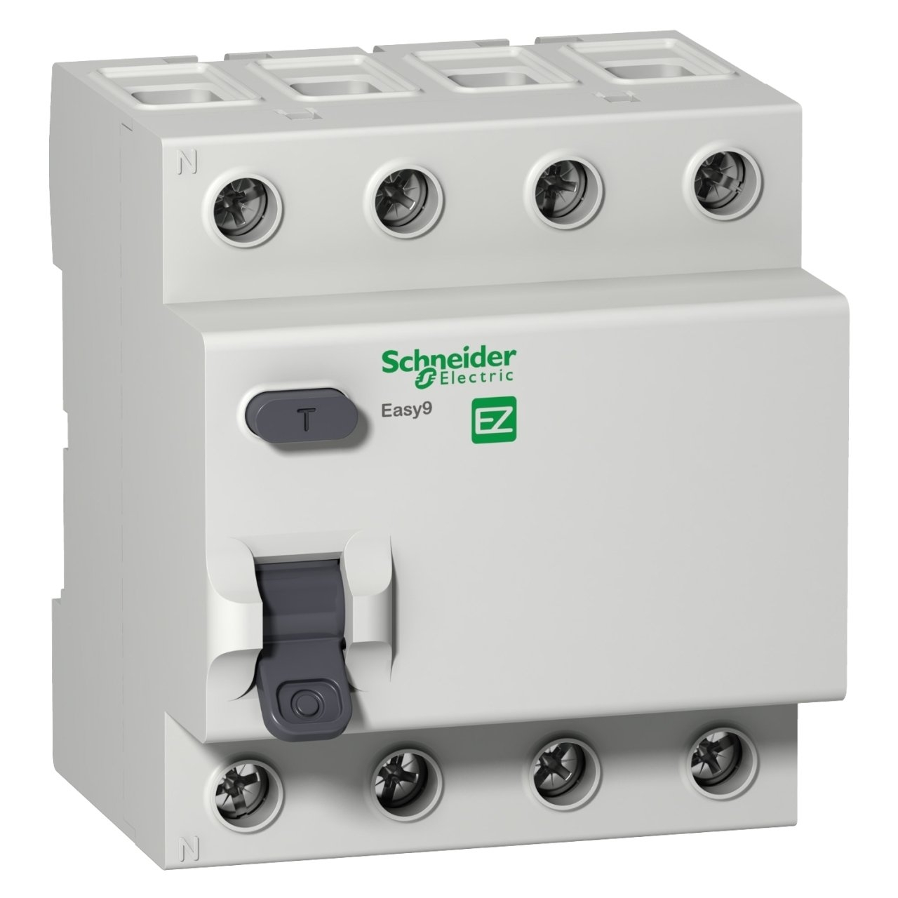 Schneider Elektrik EZ9R05463 Kaçak Akım Koruma Rölesi 4 Kutuplu (3Faz+Nötr) 63A 30mA AC-tip 400V