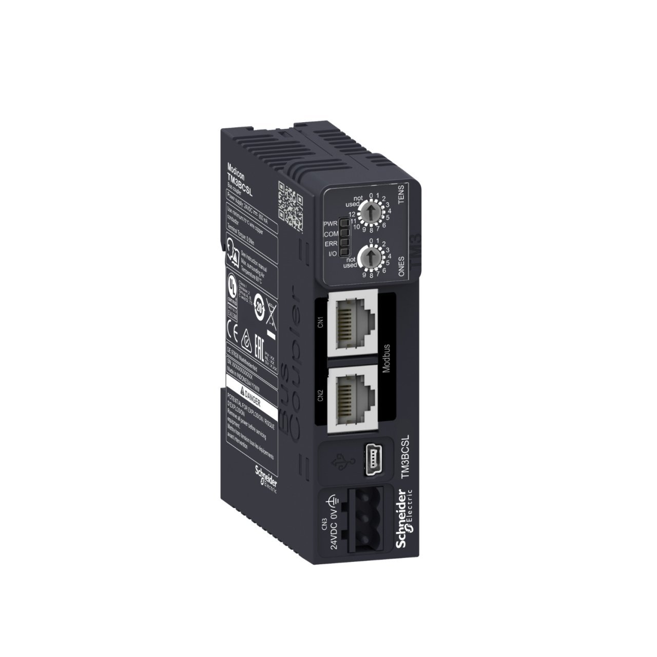 Schneider  Elektrik   TM3BCSL-Schneider Electric TM3BCSL Image IP20 I/O Distributed Optimized TM3 Bus Coupler Module Serial Line Interface