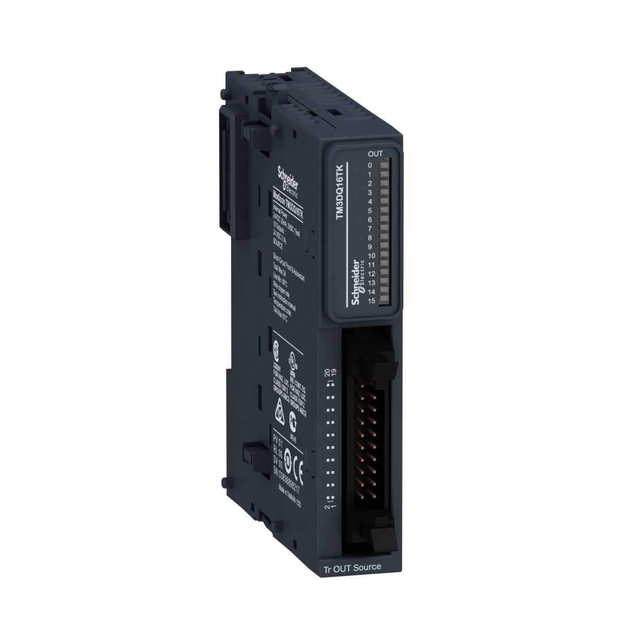 Schneider  Elektrik   TM3DQ16TK-Modül TM3 - 16 çıkış transistörü PNP HE10