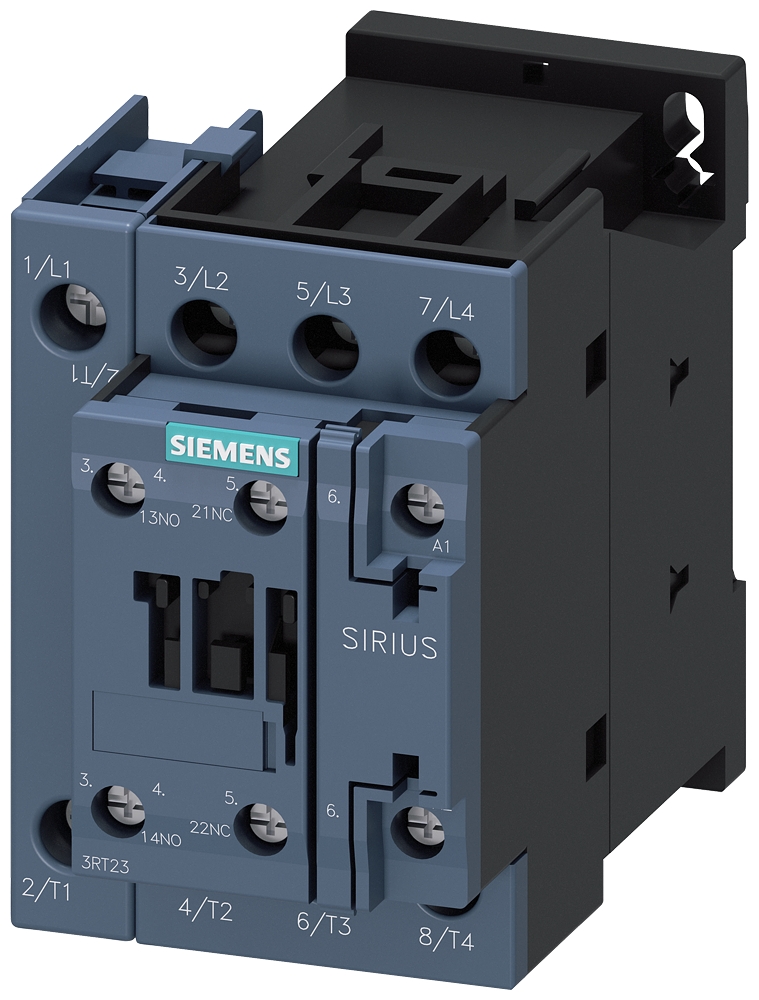 Siemens-3RT2327-1AP00- DÖRT KUTUPLU; SIRIUS KONTAKTÖR; AC 230V BOBİNLİ; 33 KW