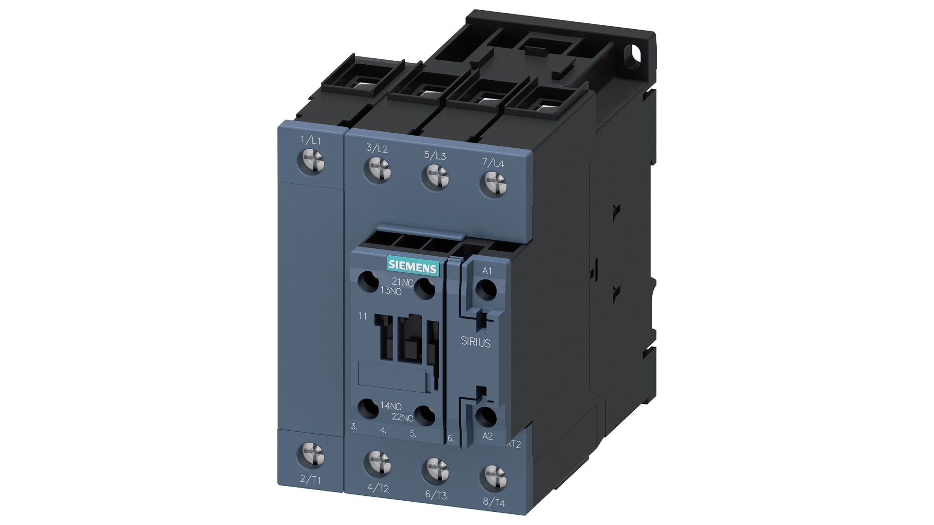 Siemens-3RT2337-1AP00- DÖRT KUTUPLU; SIRIUS KONTAKTÖR; AC 230V BOBİNLİ; 63 KW