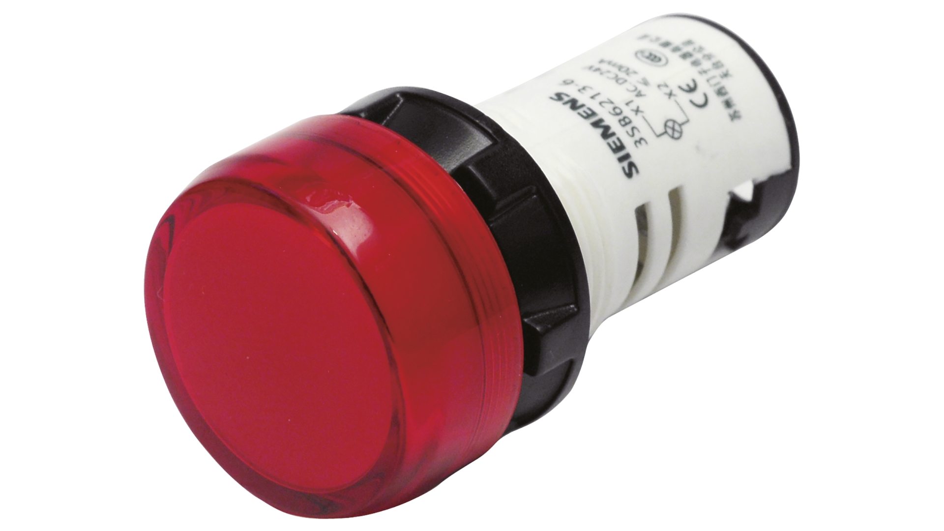 Siemens-3SB6216-6AA40-1AA0-Monoblok Sinyal Lambaları Plastik Yeşil 230 V AC