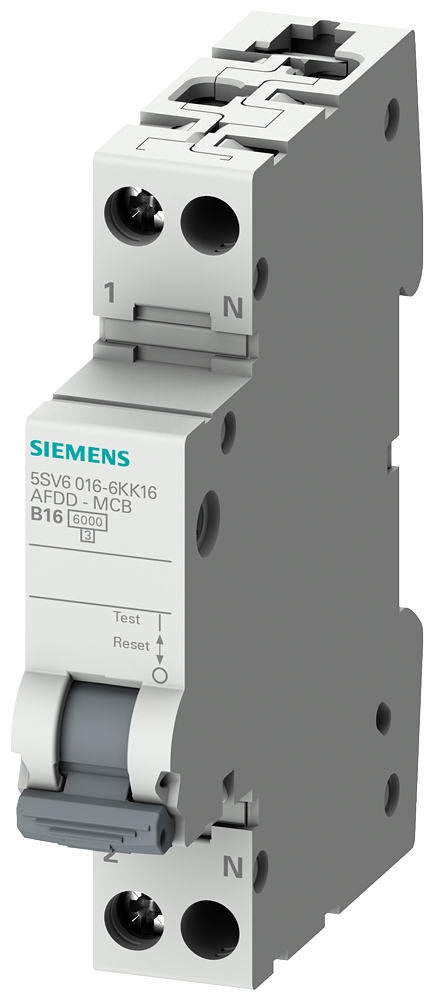 Siemens-5SV6016-7KK16-ARK HATASI ALGILAMA RÖLELİ OTOMAT, MONOFAZE, 16 A, 6 kA, C SINIFI