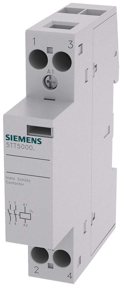 Siemens-5TT5800-0-INSTA KONTAKTÖR; KUM.GER.230V; 20A; İŞ.GER.250V; 2NO