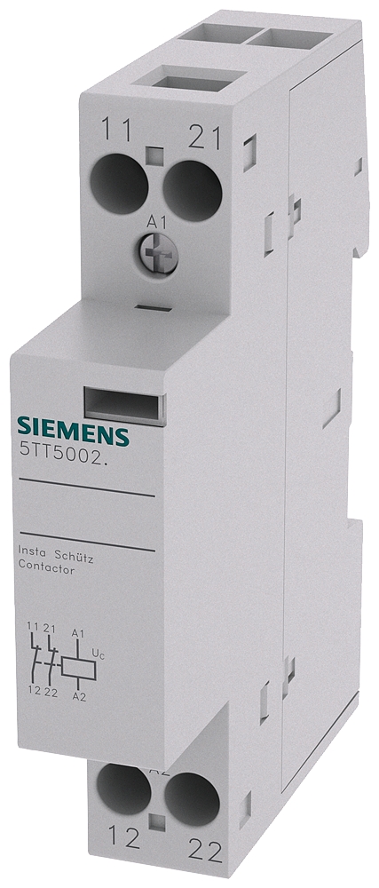 Siemens-5TT5802-0-INSTA KONTAKTÖR; KUM.GER.230V; 20A; İŞ.GER.250V; 2NC
