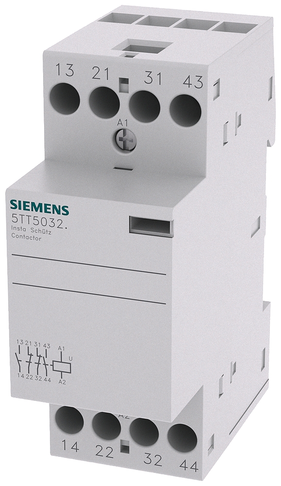Siemens-5TT5832-0-INSTA KONTAKTÖR; KUM.GER.230V; 25A; İŞ.GER.440V; 2NO+2NC