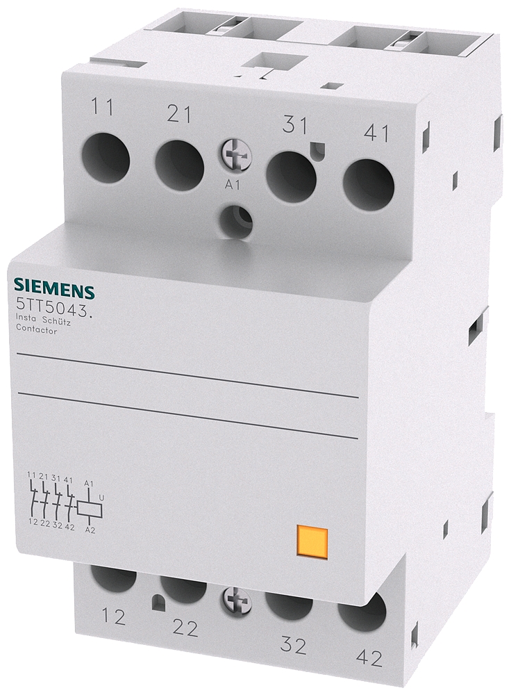 Siemens-5TT5843-0-INSTA KONTAKTÖR; KUM.GER.230V; 40A; İŞ.GER.440V; 4NC