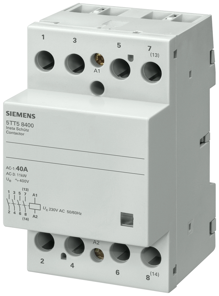 Siemens-5TT5853-0-INSTA KONTAKTÖR; KUM.GER.230V; 63A; İŞ.GER.440V; 4NC